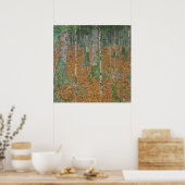 Berkenbos - Gustav Klimt (1903) Poster (Keuken)