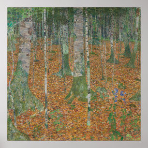 Berkenbos - Gustav Klimt (1903) Poster