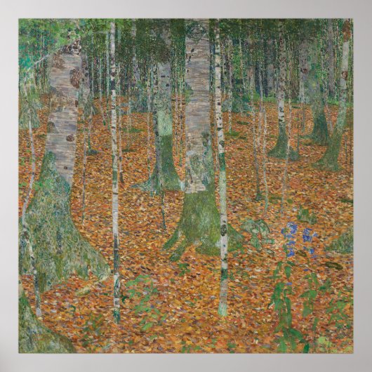 Berkenbos - Gustav Klimt (1903) Poster (Voorkant)