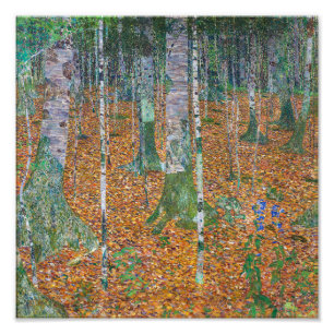 berkenbos   Gustav Klimt   Foto Afdruk