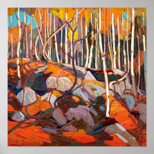 Berkenbos, herfst | Tom Thompson | Poster (Voorkant)