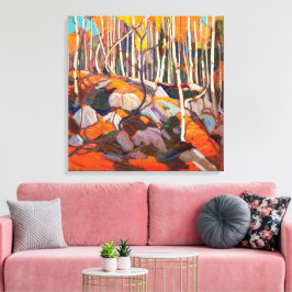 Berkenbos, herfst | Tom Thomson | Canvas Afdruk