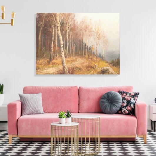Berkenbos – Hugo Mühlig Canvas Afdruk (Insitu (Woonkamer))