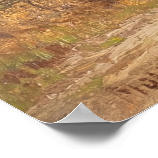 Berkenbos – Hugo Mühlig Poster (Hoek)