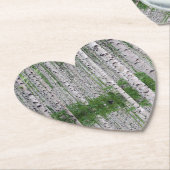 Berkeneboom Bos Natuur Papier Onderzetter  (Gekanteld)