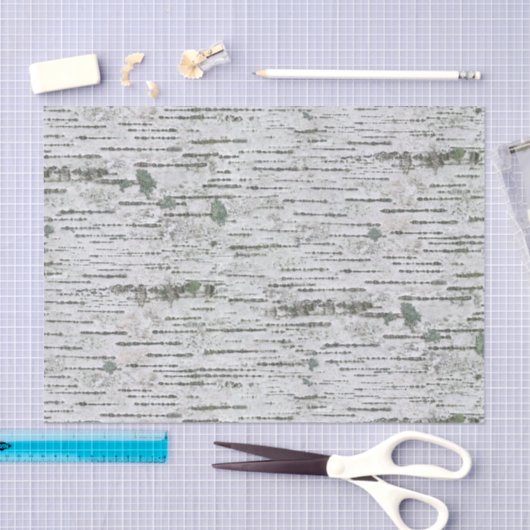 Berkenhout textuur tissuepapier (Craft)