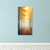 Berkenlaan Canvas Afdruk (Insitu (Houten vloer))