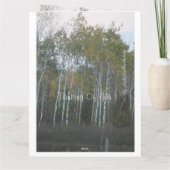 Berkenschors denkt aan je Kaart (Achterkant)