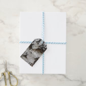 Berkenschors foto op maat geschenk Label Cadeaulabel (Met Touw)
