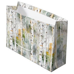 Berkenschors groene waterverf groot cadeauzakje