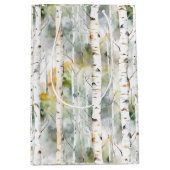 Berkenschors groene waterverf medium cadeauzakje (Voorkant)