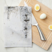 Berkenschors patroon handdoek (Quarter Fold)