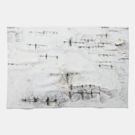 Berkenschors patroon handdoek