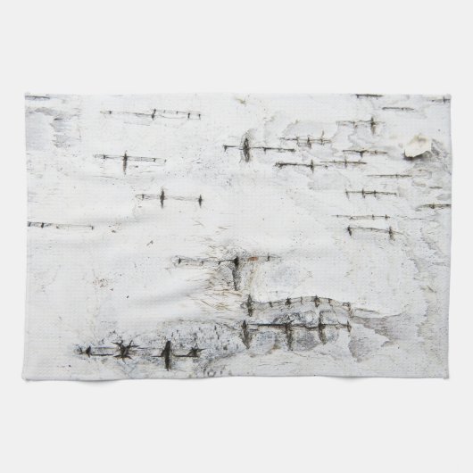 Berkenschors patroon handdoek (Horizontaal)