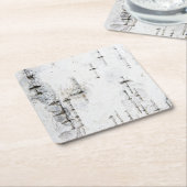 Berkenschors patroon onderzetters (Schuin)