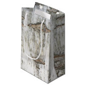 Berkenschors rustiek klein cadeauzakje (Voorkant Gekanteld)
