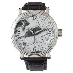 Berkenschorspatroon Horloge