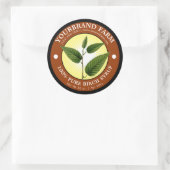 Berkensiroop Etiket Sjabloon (Tas)