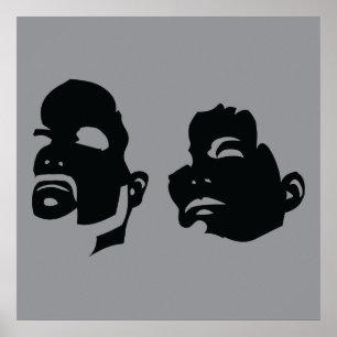 BerkhouseSnyder Heads Up Logo Poster