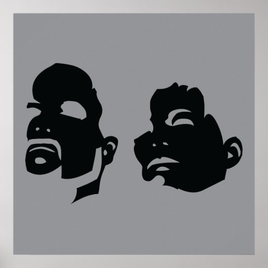BerkhouseSnyder Heads Up Logo Poster (Voorkant)