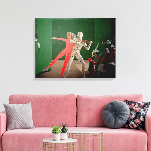 Berkley Hotel Murals - 2 Canvas Afdruk (Insitu (Woonkamer))