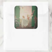 Berkley House Murals - 3 Vierkante Sticker (Tas)