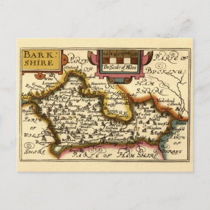 Berkshire Barkshire County Engeland Antiquarische  Briefkaart