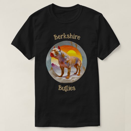 Berkshire Bullies Pit Bull 12a T-shirt (Design voorkant)
