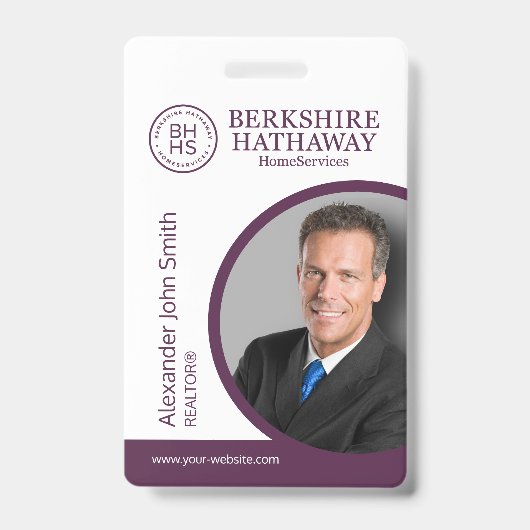 Berkshire Hathaway ID Kaart Badge (Voorkant)