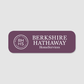 Berkshire Hathaway Name Tag