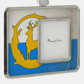 Berkshire Verzilverd Omlijst Ornament (Rechts)