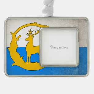 Berkshire Verzilverd Omlijst Ornament