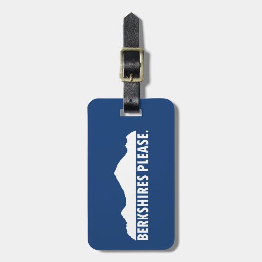 Berkshires alsjeblieft bagagelabel (Voorkant verticaal)