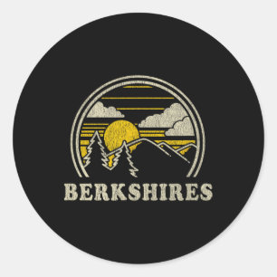 Berkshires Machusetts Ma T-shirt vintage wandelen Ronde Sticker