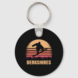 Berkshires Machusetts Snowboarding Outdoor Ma 80s Sleutelhanger