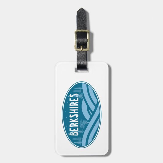 Berkshires Massachusetts Buiten Bagagelabel (Voorkant verticaal)