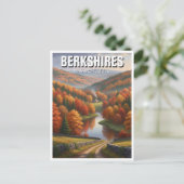 Berkshires Massachusetts Reizen Briefkaart (Staand voorkant)