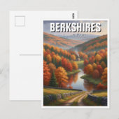 Berkshires Massachusetts Reizen Briefkaart (Voorkant / Achterkant)