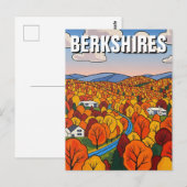 Berkshires Massachusetts Reizen Briefkaart (Voorkant / Achterkant)