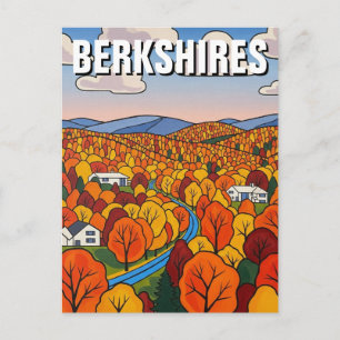 Berkshires Massachusetts Reizen Briefkaart