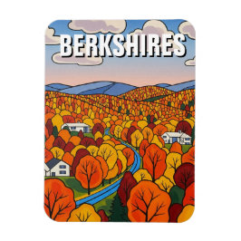 Berkshires Massachusetts Reizen Magneet