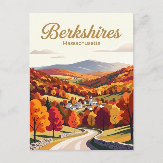 Berkshires, Massachusetts VS Briefkaart (Voorkant)