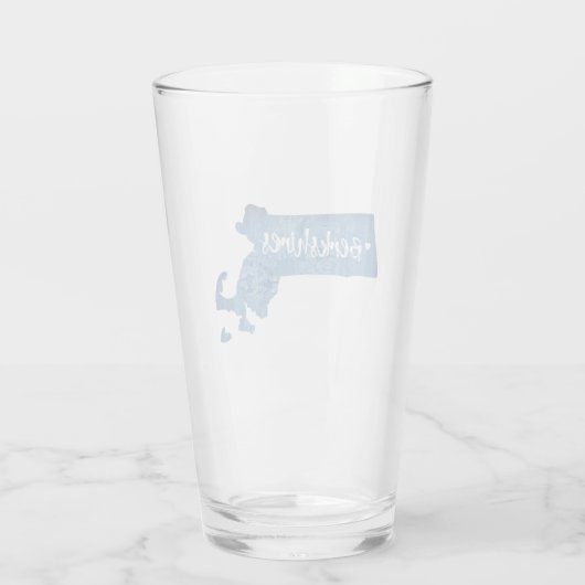 Berkshires Massachusetts Wood Grain Glas (Achterkant)