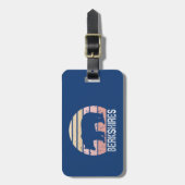 Berkshires Retro Beer Bagagelabel (Voorkant verticaal)