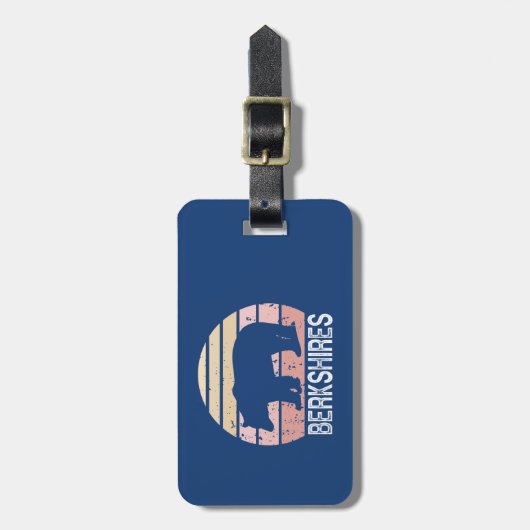 Berkshires Retro Beer Bagagelabel (Voorkant verticaal)