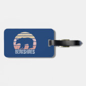 Berkshires Retro Beer Bagagelabel (Achterkant horizontaal)