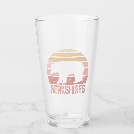 Berkshires Retro Beer Glas (Voorkant)