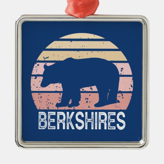Berkshires Retro Beer Metalen Ornament (Voorkant)