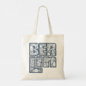 Berlijn 2 tote bag (Achterkant)