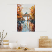 Berlijn Aquarel 3 Poster (Keuken)